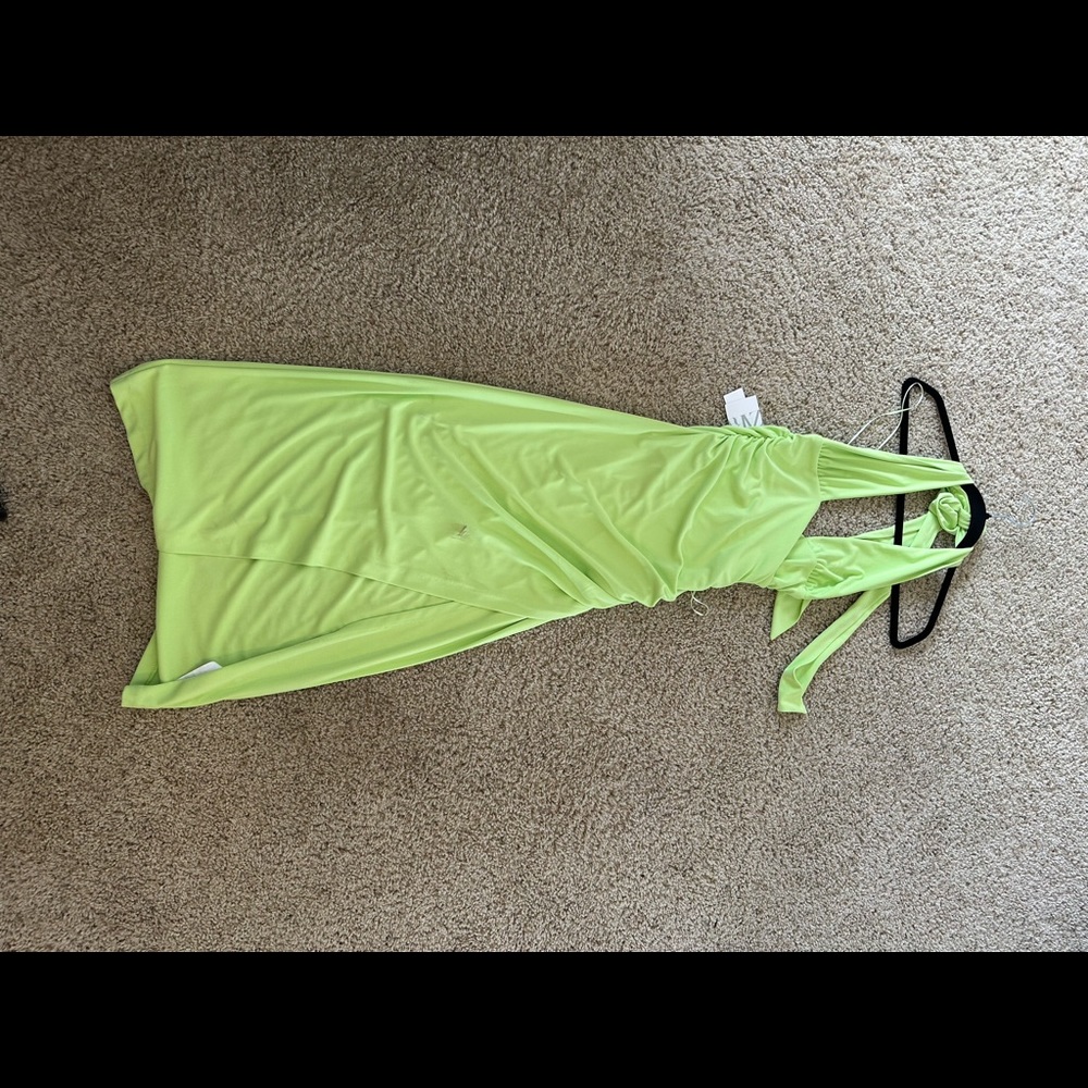Lime green dres